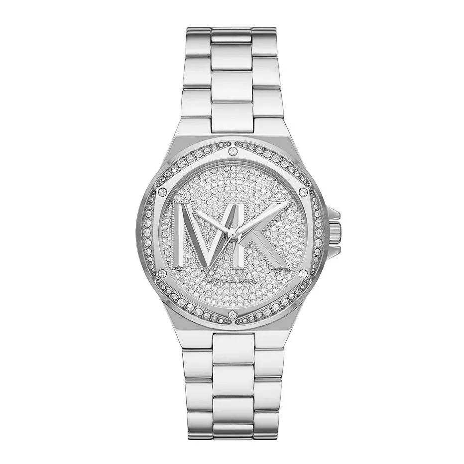 Michael Kors Ladies Watch Lennox 37mm Silver MK7234