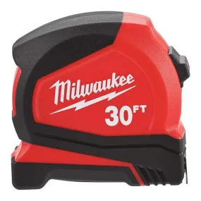 Milwaukee 30 ft. L X 1.65 in. W Compact Tape Measure 1 pk