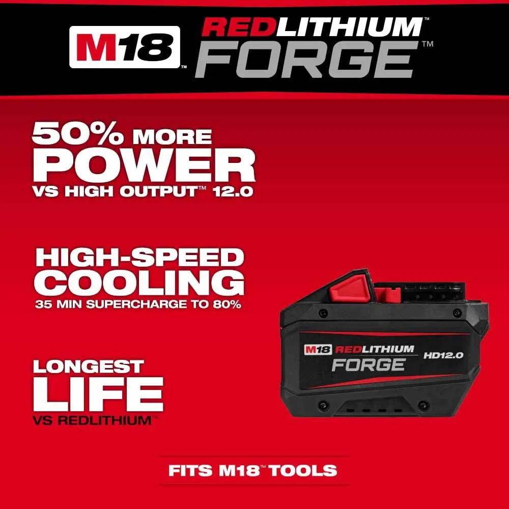 Milwaukee 48-11-1813 M18 REDLITHIUM FORGE HD12.0 Battery Pack