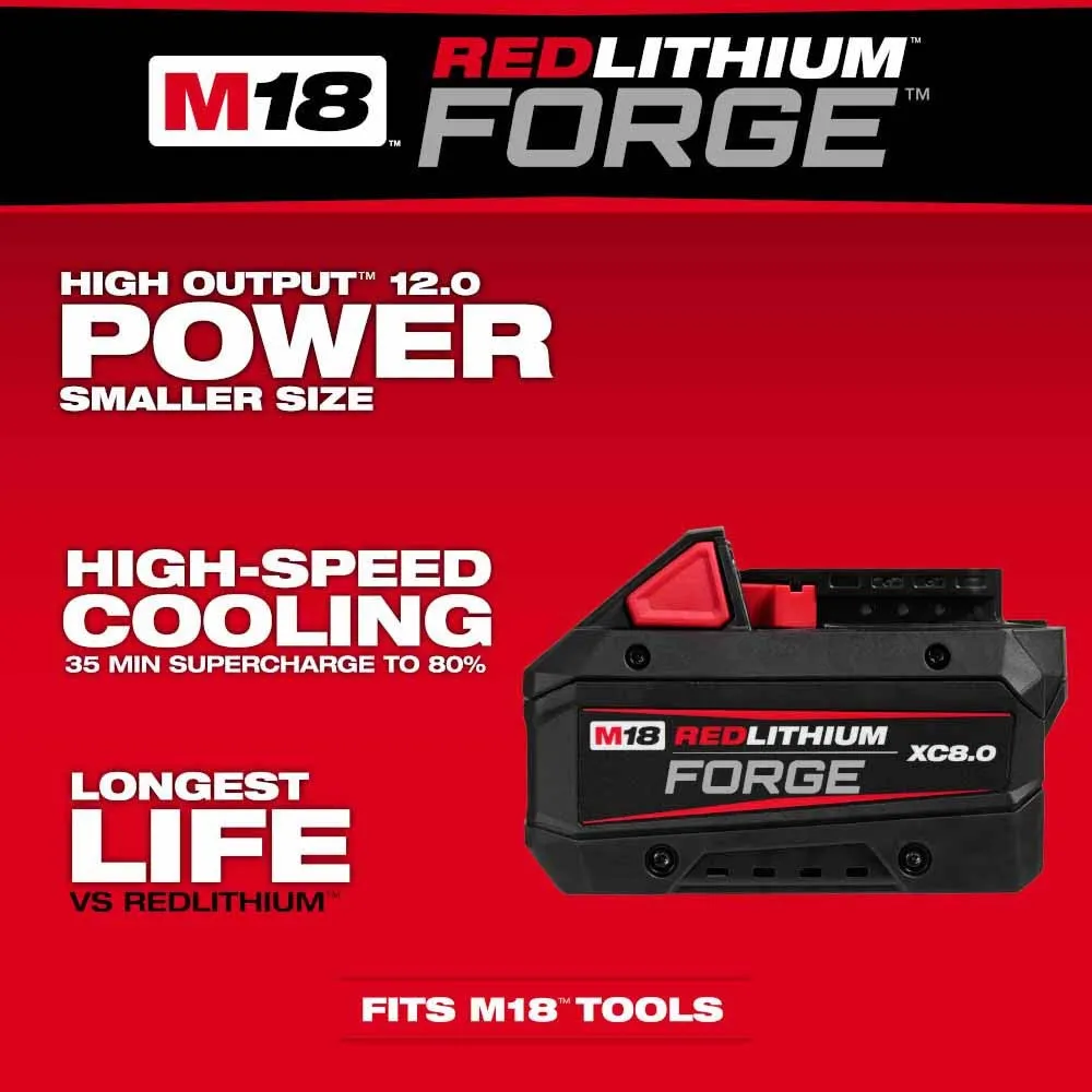 Milwaukee 48-11-1881 M18 REDLITHIUM FORGE XC8.0 Battery Pack