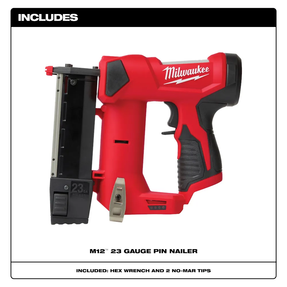 Milwaukee M12 23 Gauge Pin Nailer