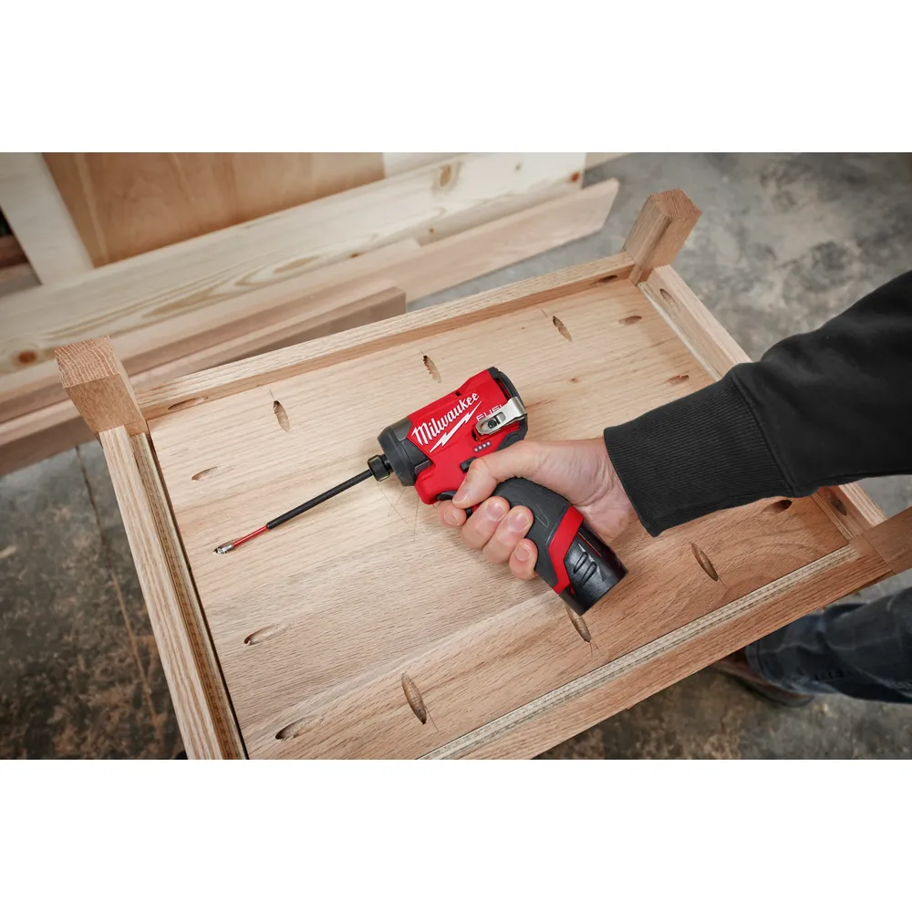 Milwaukee M12 Fuel 1/4" Hex Impact Driver Kit