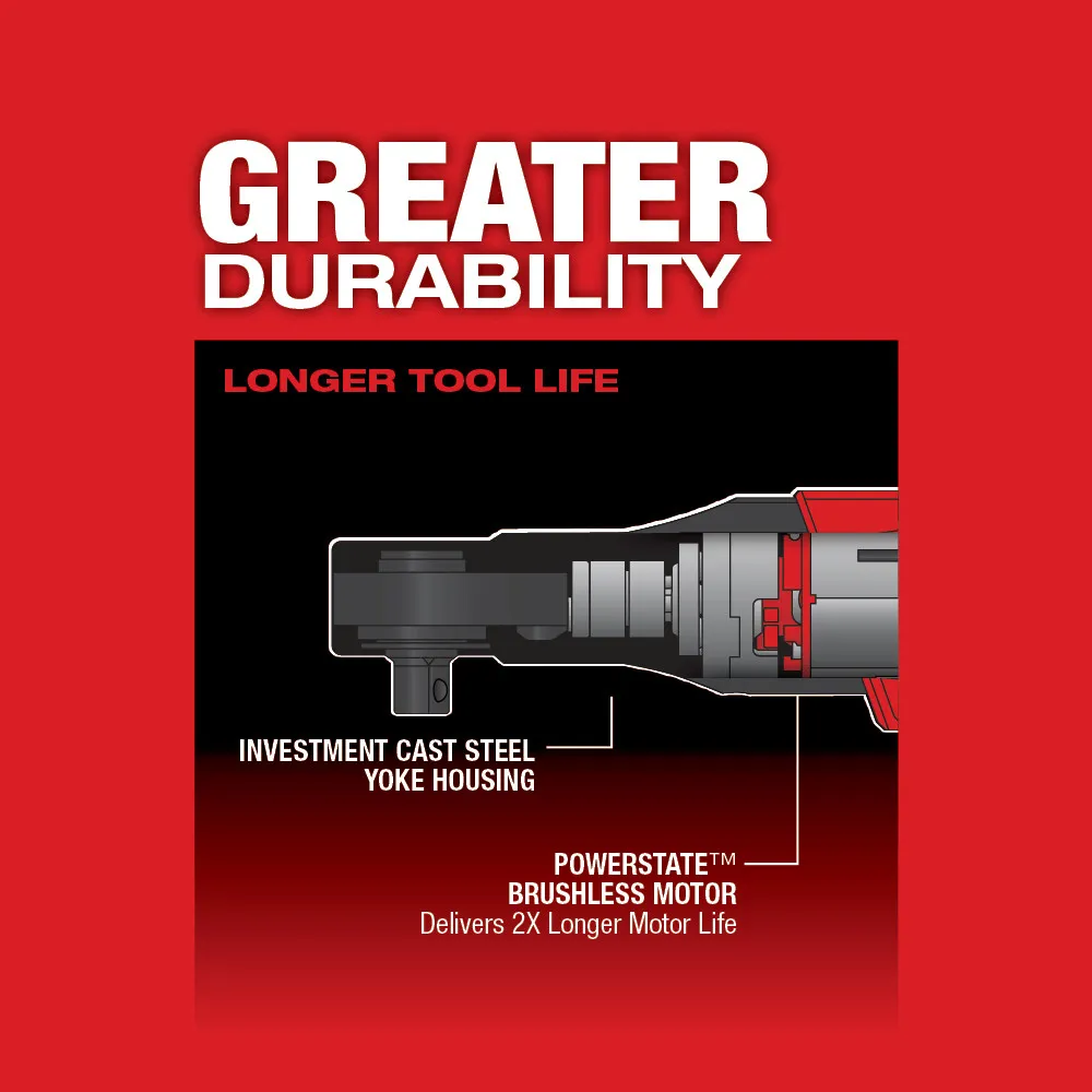 Milwaukee M12 Fuel 3/8" Ratchet 2 Battery Kit