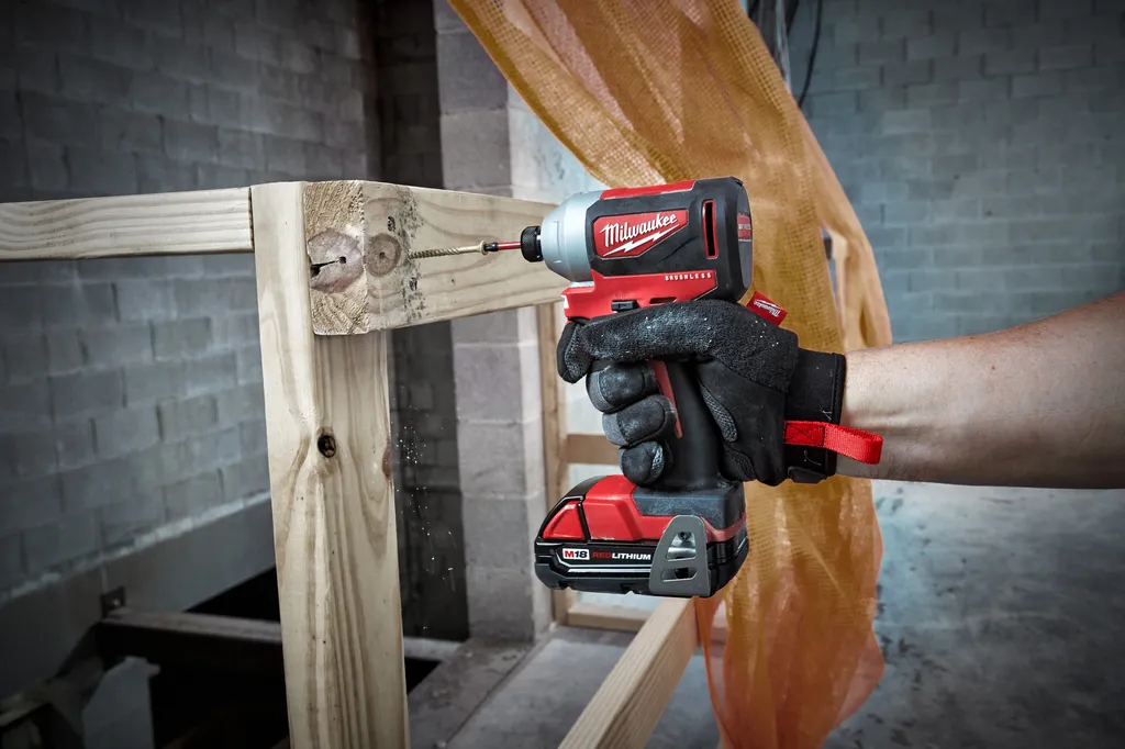 Milwaukee M18 Compact Brushless Drill Driver and Impact Driver Combo Kit