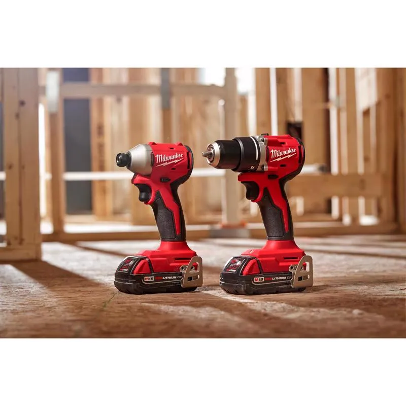 Milwaukee M18 Compact Cordless Brushless 2 Tool Combo Kit