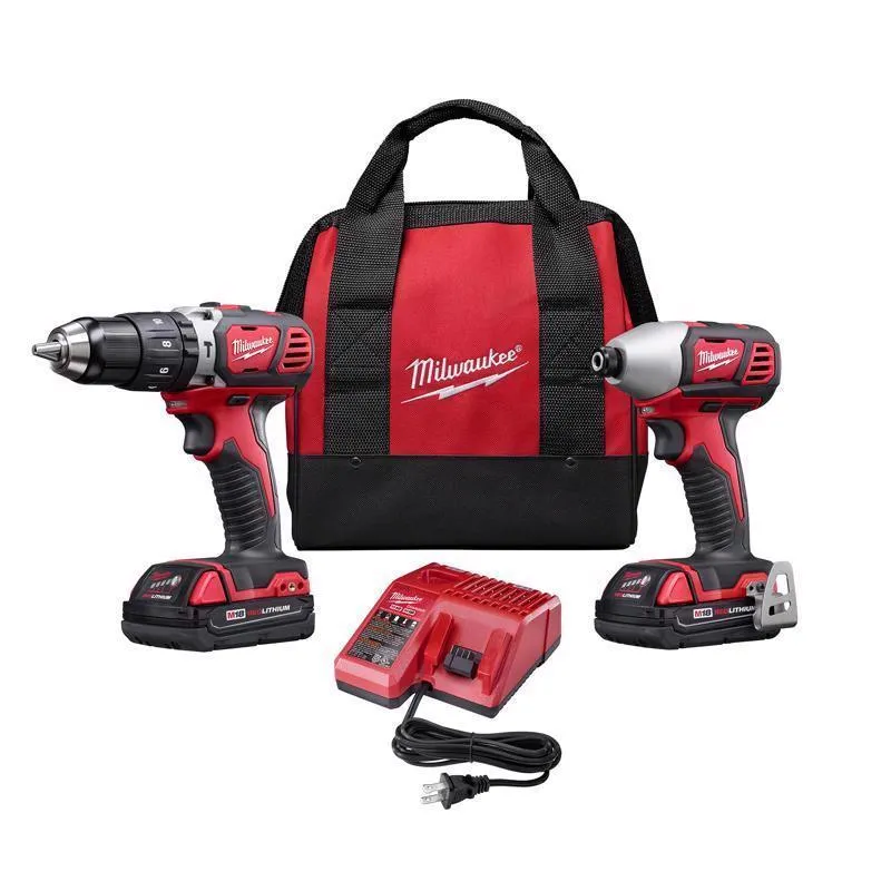 Milwaukee M18 Cordless Brushed 2 Tool Combo Kit