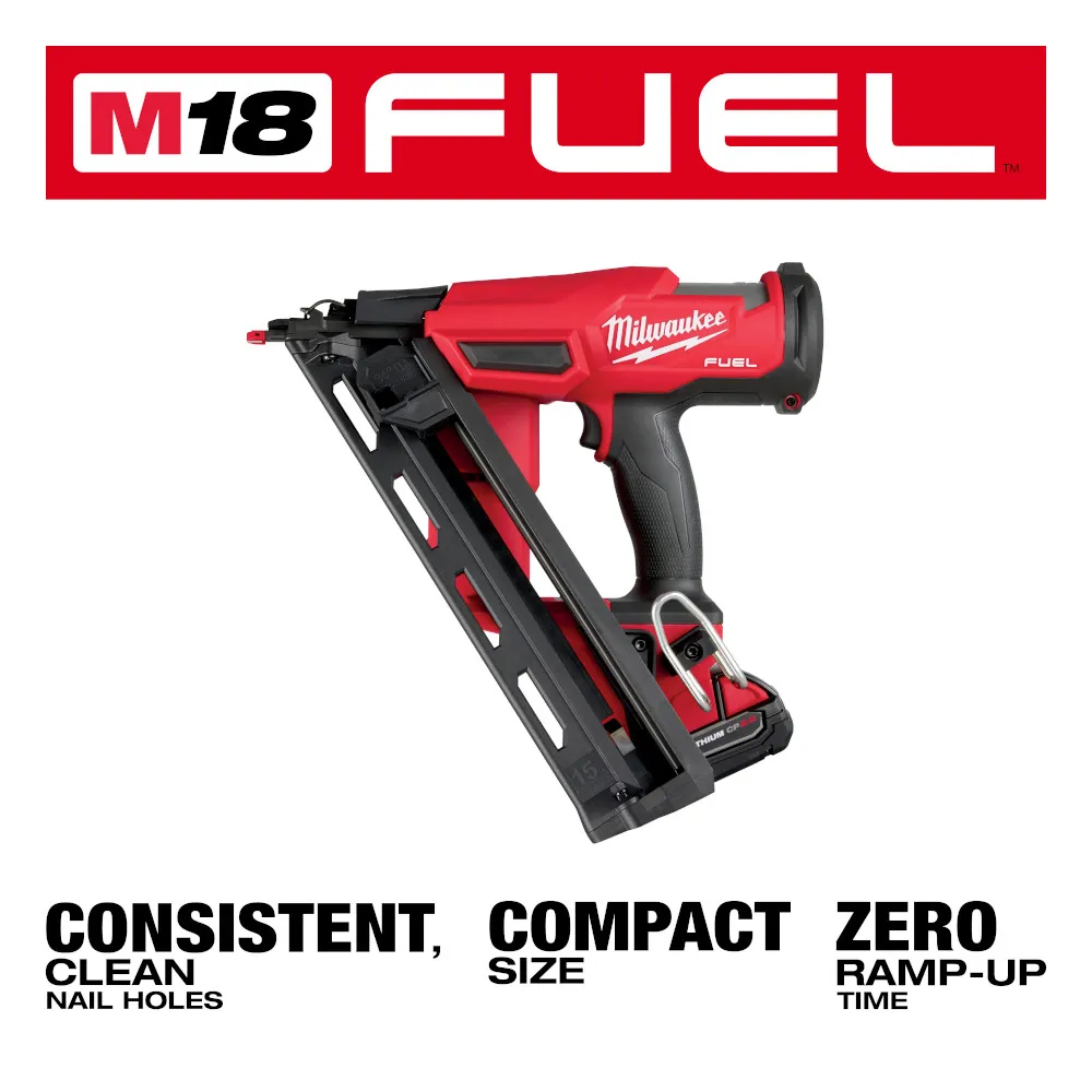 Milwaukee M18 Fuel 15 Gauge Finish Nailer Kit