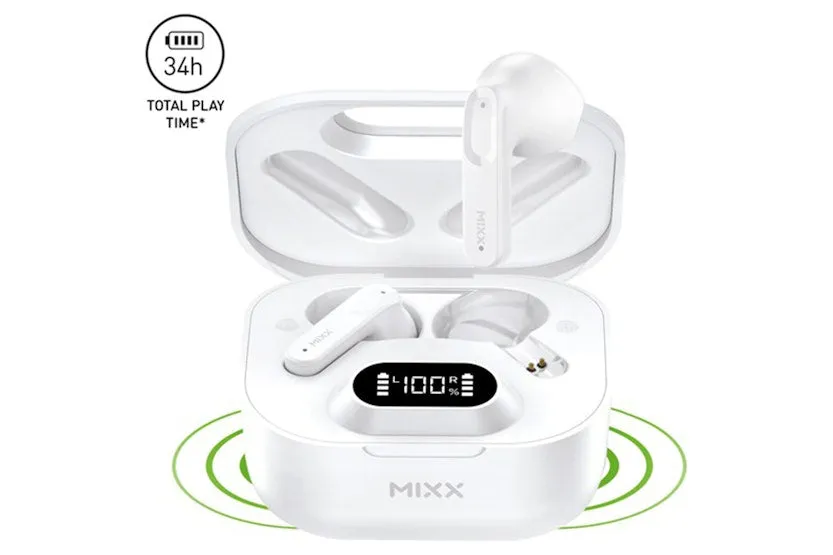 Mixx StreamBuds Hybrid Charge 2 TWS White | SBHB-02-WH-447