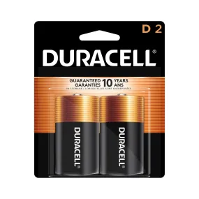 MN1300B2Z Duracell, MN1300 Alkaline Battery, D, Coppertop, 2PK