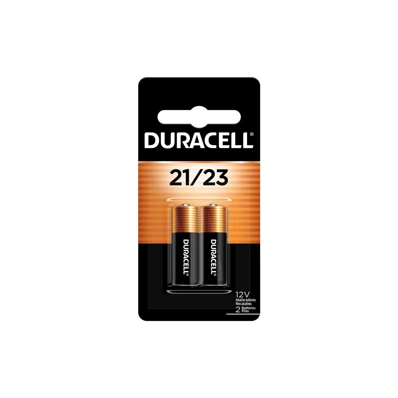 MN21B2PK09 Duracell, Specialty Battery, MN21/A23, 12 V, Alkaline, 2PK