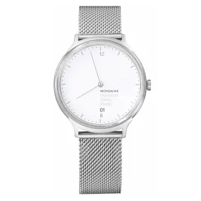 Mondaine Watch Helvetica No1 Light White MH1.L2210.SM