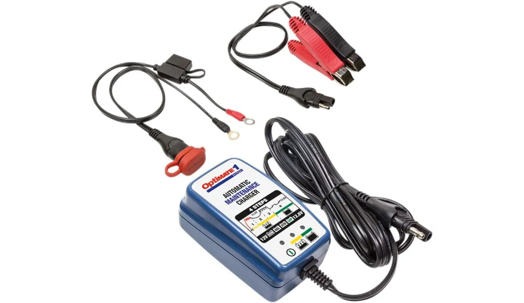 Motorcycle Battery Tender Charger/Maintainer, Optimate 1 Duo