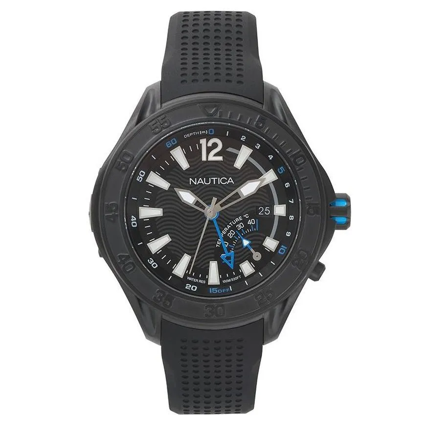 Nautica Men's Watch Breakwater Black NAPBRW002