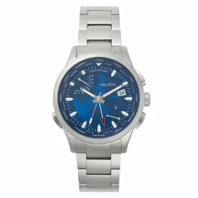 Nautica Men's Watch Chronograph Shanghai Silver NAPSHG003