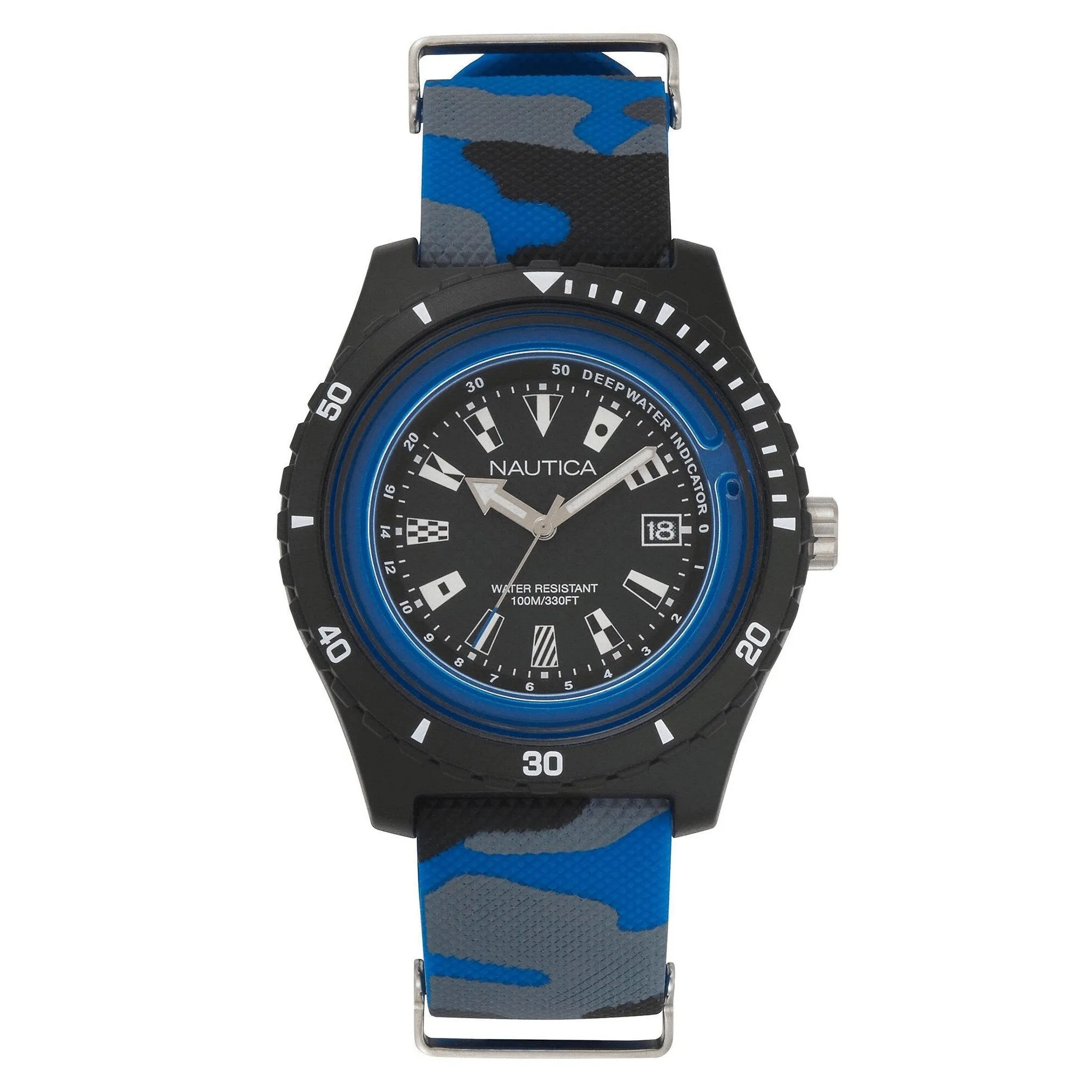 Nautica Men's Watch Surfside Blue Camo NAPSRF009