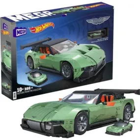 New - MEGA Hot Wheels Aston Martin Vulcan Collectible Building Set - 986pcs