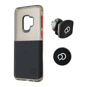 Nimbus9 Ghost2 Series Case AND Magnet Mount for Samsung Galaxy S9 - Black/Clear