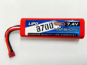 nVision Sport Lipo 3700 45C 7.4V 2S Deans NVO1110