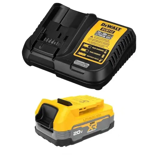 Open Box -  DEWALT 20-Volt MAX POWERSTACK Compact Battery Starter Kit