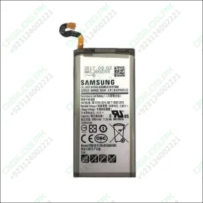 Original Samsung Galaxy S8 3000mah Lithium-ion Battery Pull-out From Panels In Pakistan