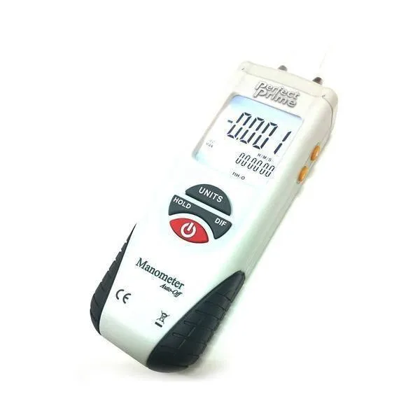 PerfectPrime AR1895 Digital Manometer Differential Air Pressure Gauge