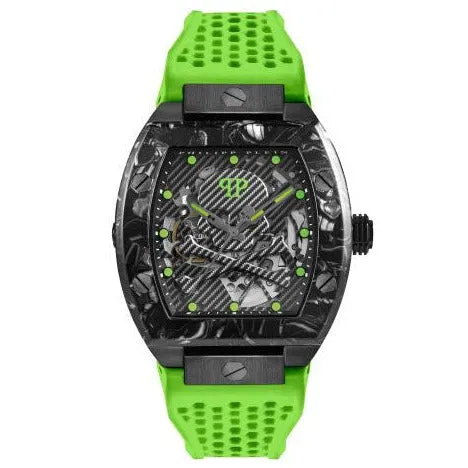 Philipp Plein Watch Automatic The Skeleton Sport Master Green PWBAA1022