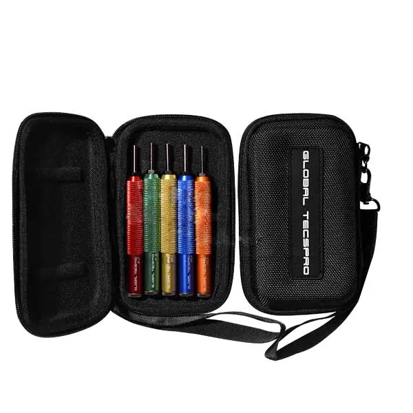 Pin Removing Punch Set - Upgraded - 5-Piece - Magnetic Carrying Case Included