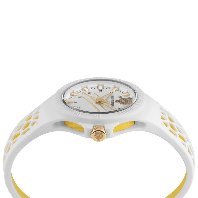 Plein Sport Thunderstorm  Unisex White Watch PSBBA0323