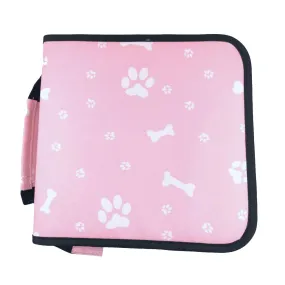 Poppy Crafts Die Storage Folder - Pink Puppy Paw Print