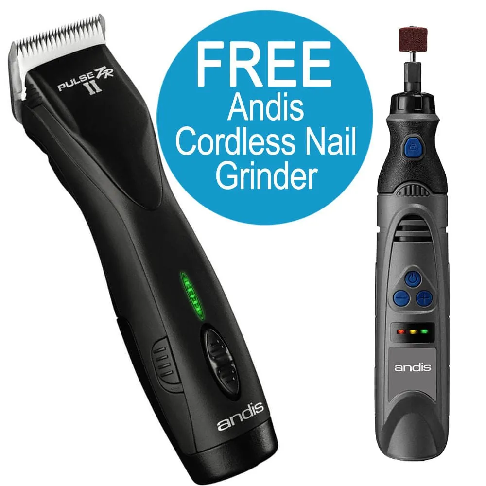 Pulse ZR II Clipper with FREE Cordless Nail Grinder