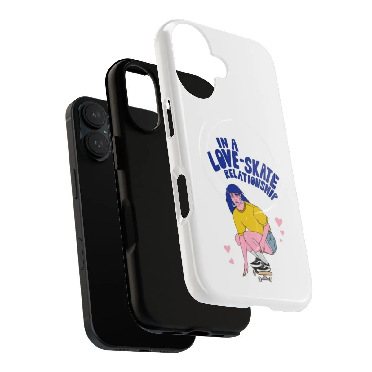 "Magnetic Tough Phone Case for Skate Lovers"