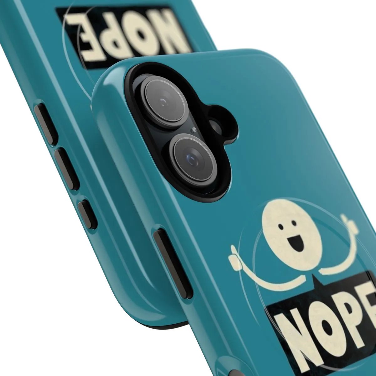 "Nope Magnetic Tough Cases - Minimalist & Funny Phone Accessory"