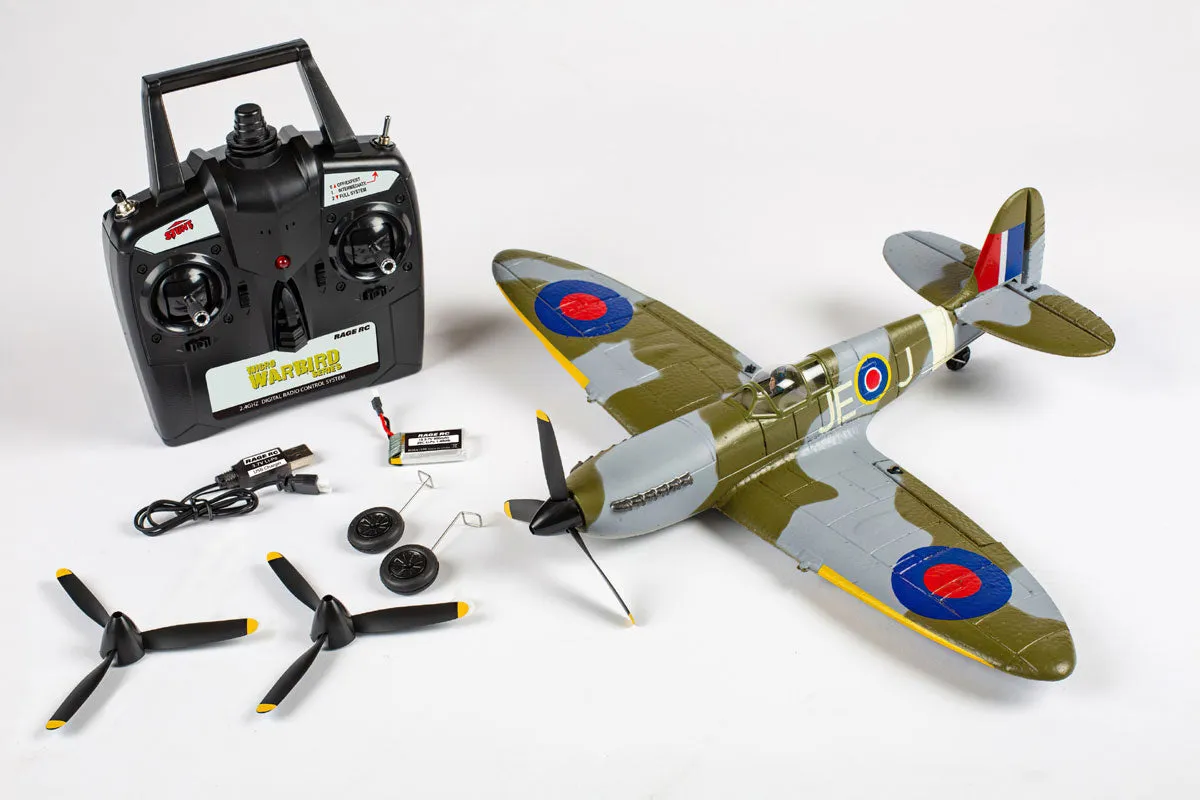 Rage R/C Supermarine Spitfire Micro RTF Airplane w/PASS RGRA1303V2