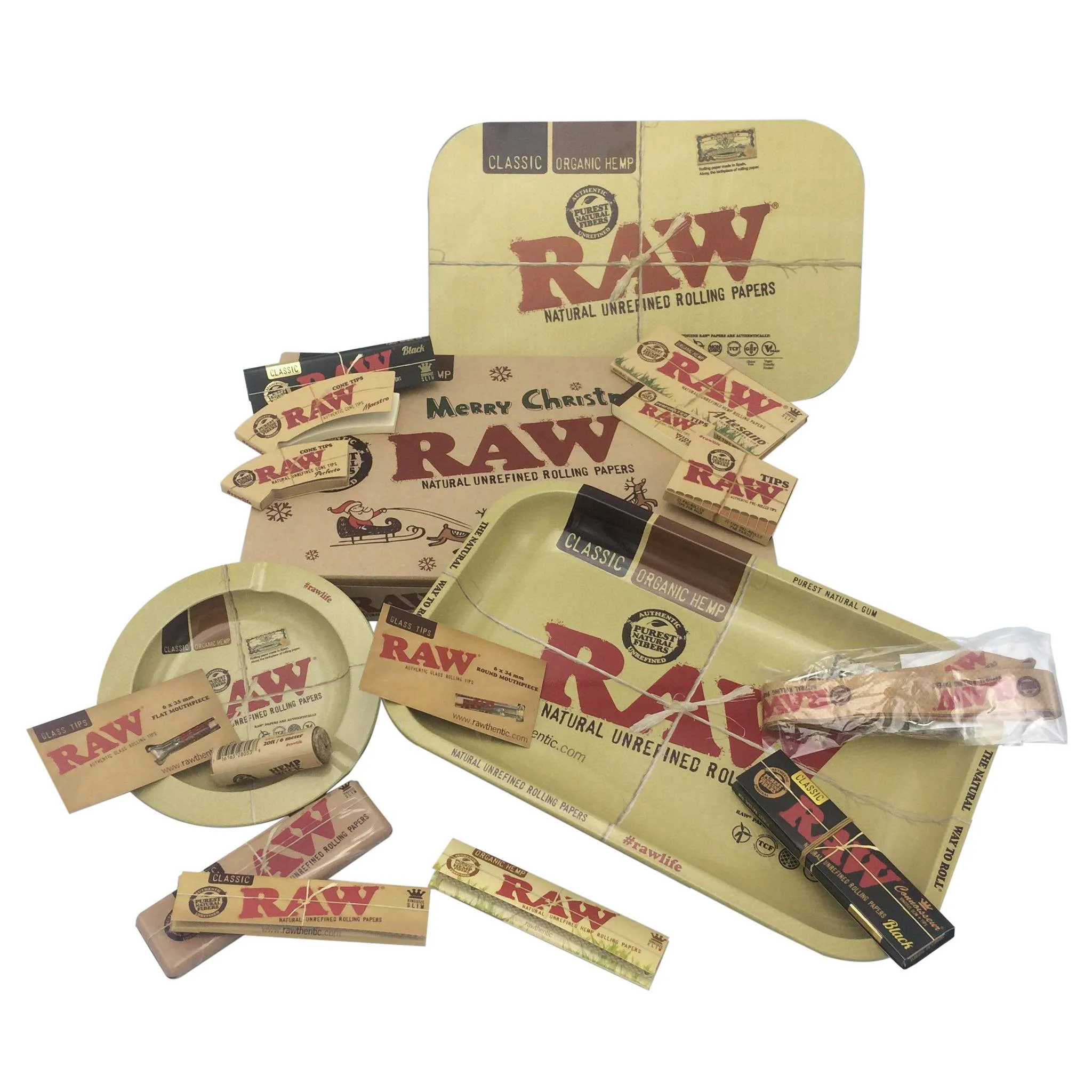 RAW - Christmas Box - Rolling Tray Gift Set