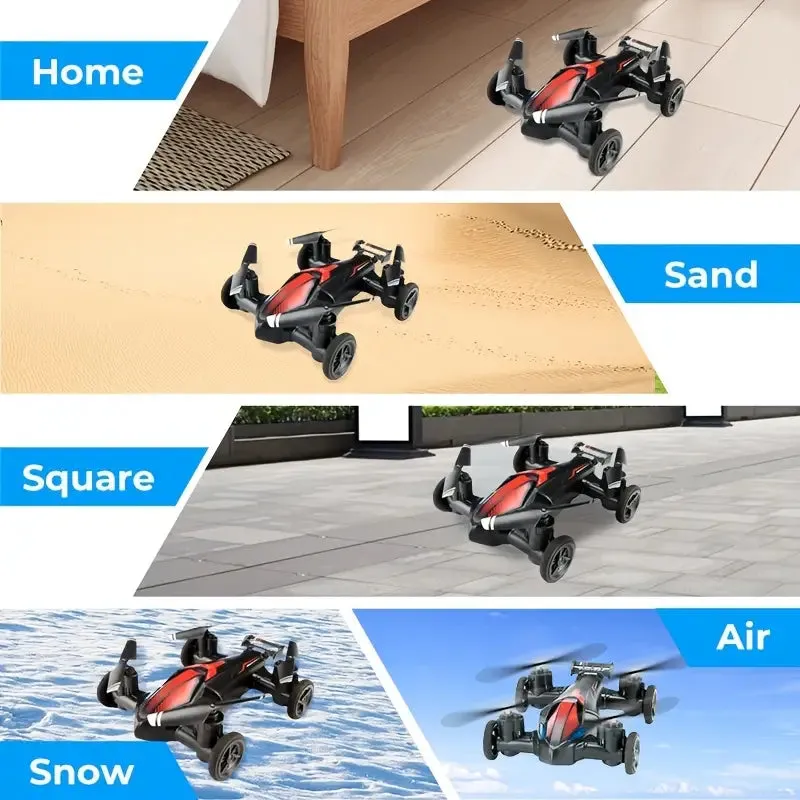 RC Mini Four-Axis Flying Car Toy