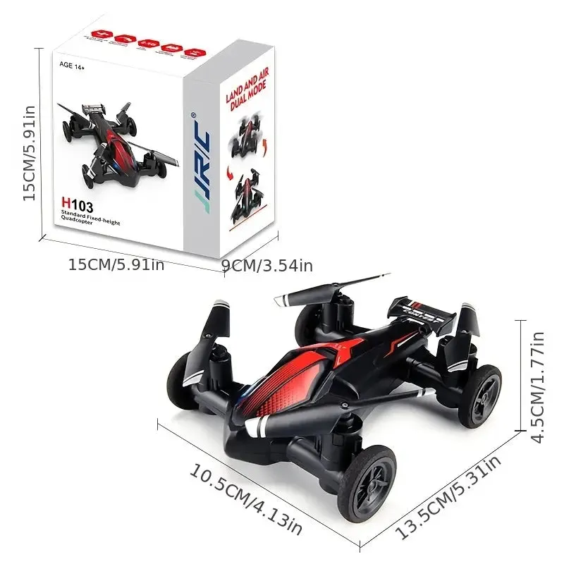 RC Mini Four-Axis Flying Car Toy