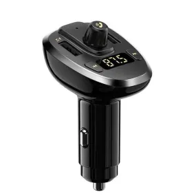 Remax Car Charger with Bluetooth, 12V/24V Input, 5V/3.0A Power Output, Compact Design, Lightweight