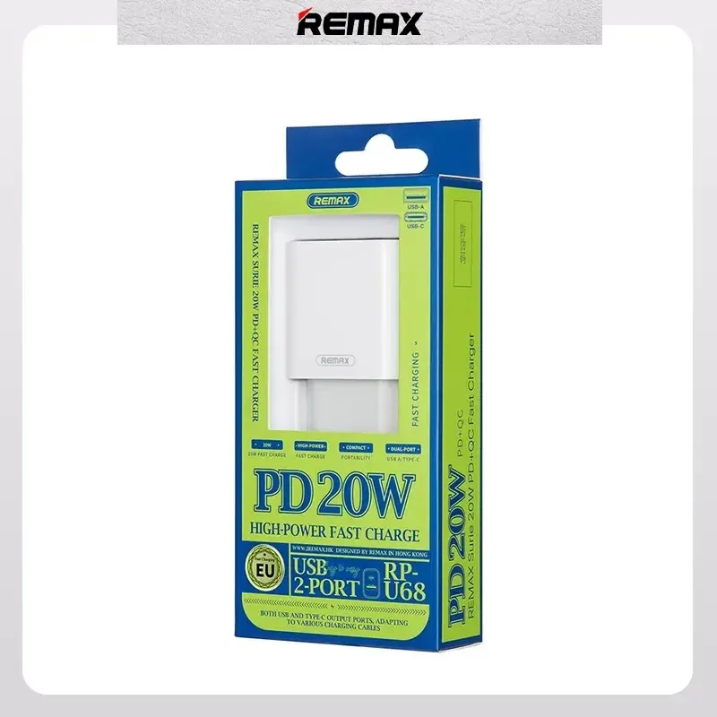 Remax Surie Series 20W Pd Qc Fast Charger