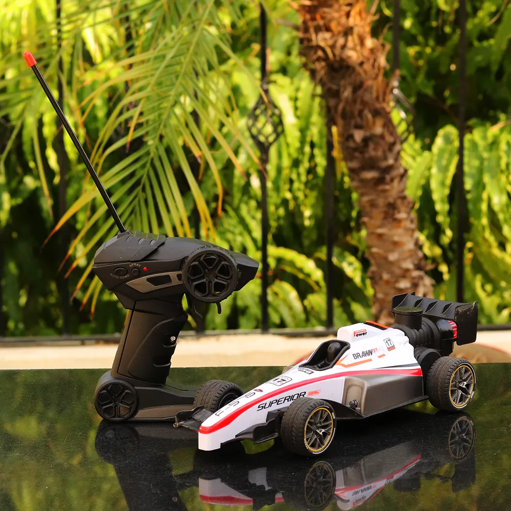 Remote Controlled Speed Formula Racing Car with Lights and Spray Effect (Scale 1:14) - Minor Defect Sale (COD Not Available)