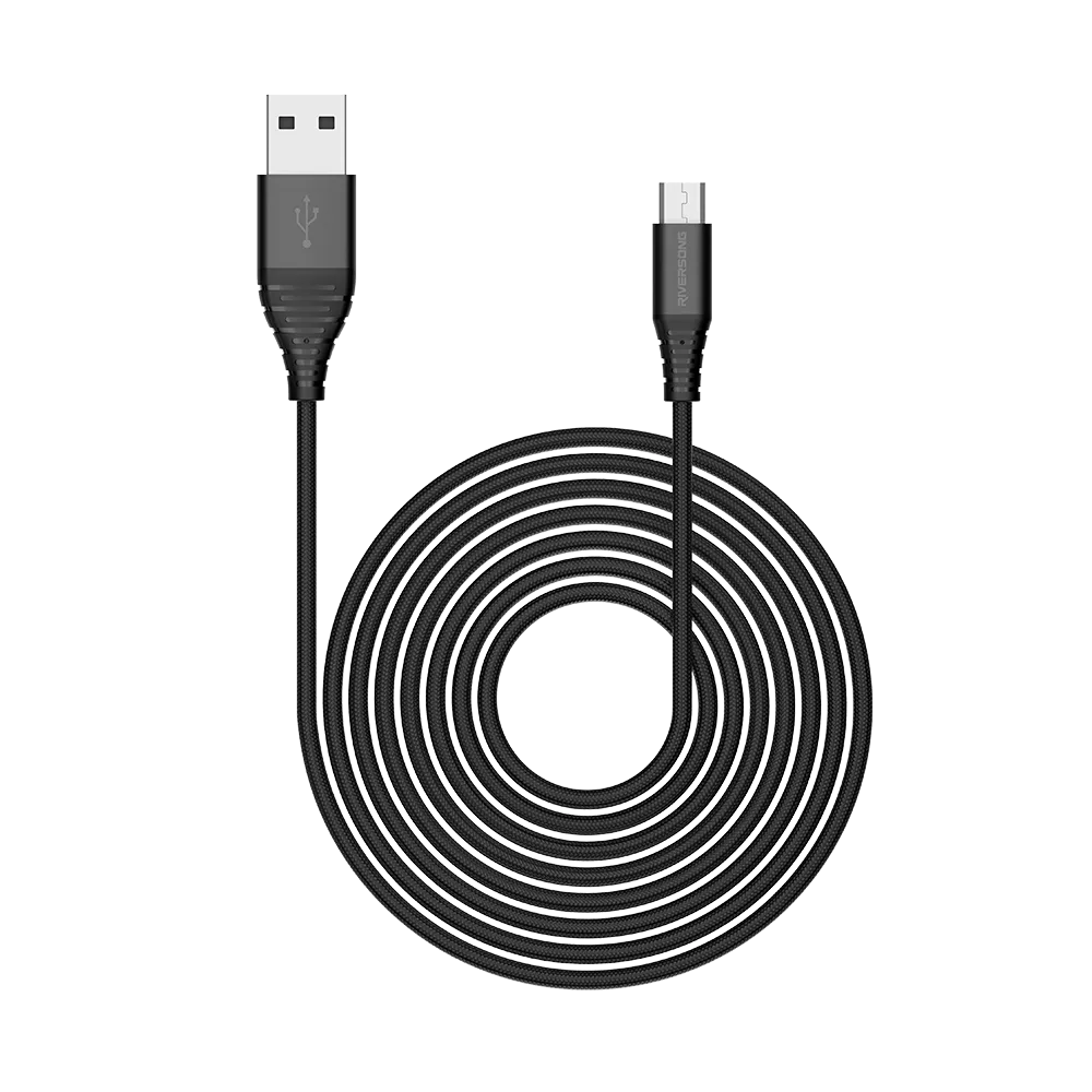 RIVERSONG 1 Meter (3.2ft) USB-A to Micro USB Fast Charger Cable - CM32