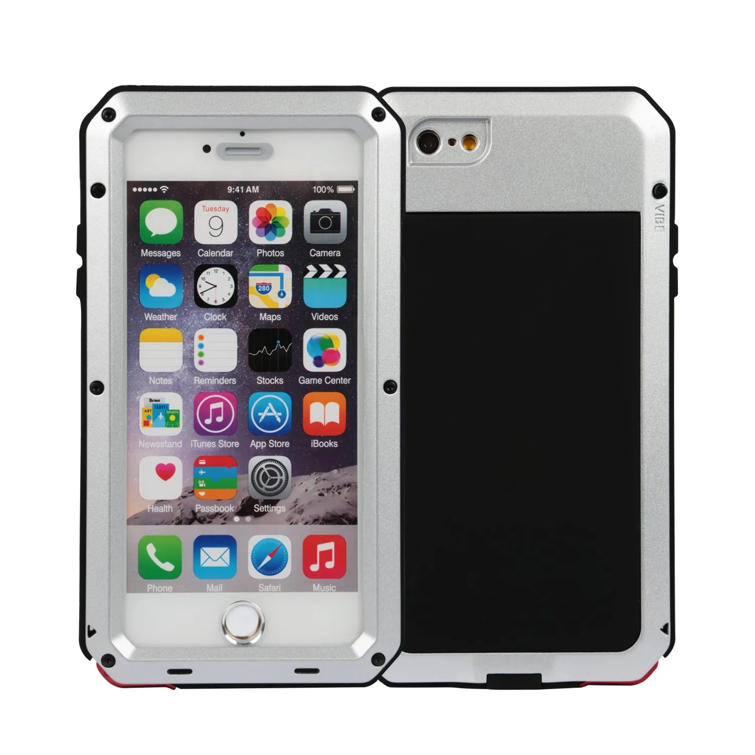 Rugged Shock-Resistant Hybrid Full Cover Case For iPhone 6 Plus