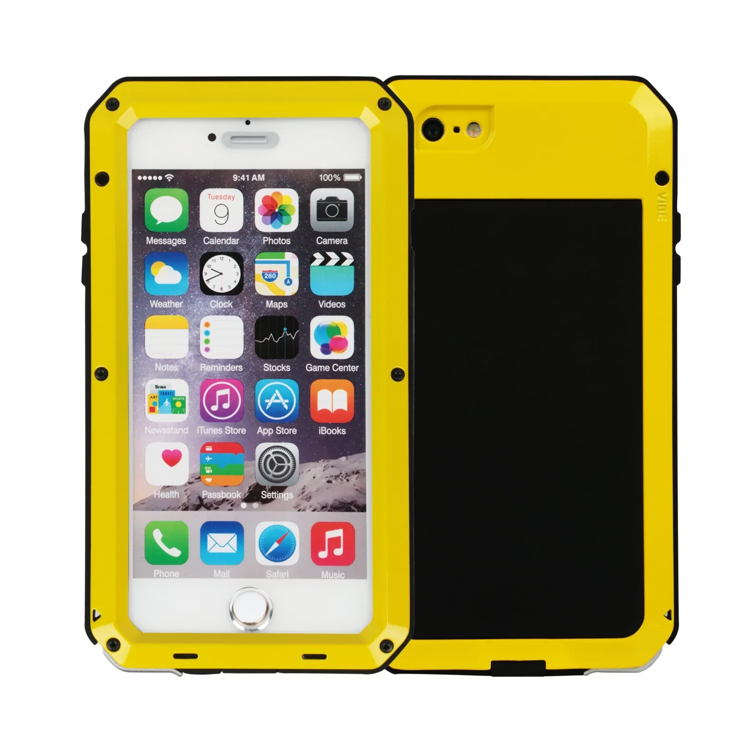 Rugged Shock-Resistant Hybrid Full Cover Case For iPhone 6 Plus