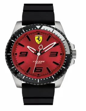 Scuderia Ferrari XX Kers Watch - Red Dial -  Stainless Steel - Black Silicone