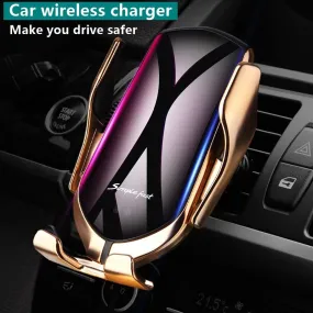 Smart Sensor Automatic Clamping Car Wireless Charger Stand