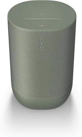 Sonos Move 2 Portable Speaker - Powerful Stereo Sound, Upgraded Design, Green