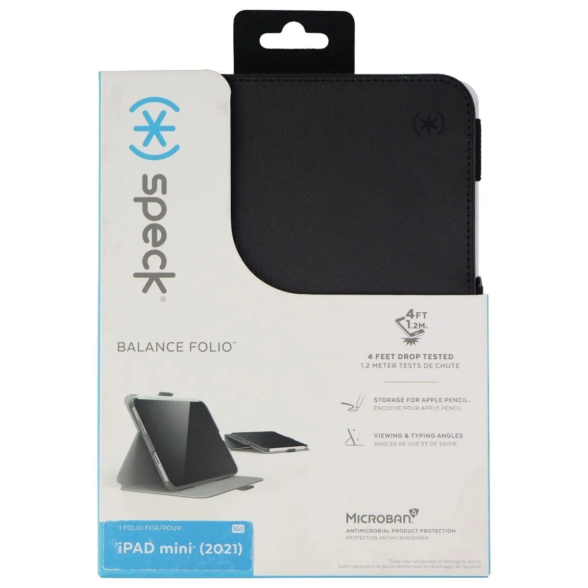 Speck Products Balance Folio for Apple iPad Mini (2021) - Black