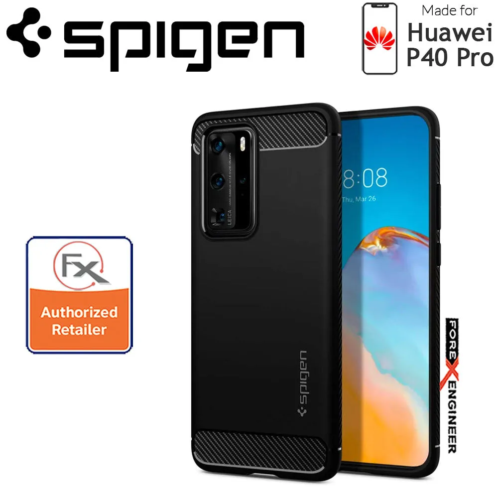 Spigen Rugged Armor for Huawei P40 Pro - Matte Black ( Barcode : 8809685629207 )