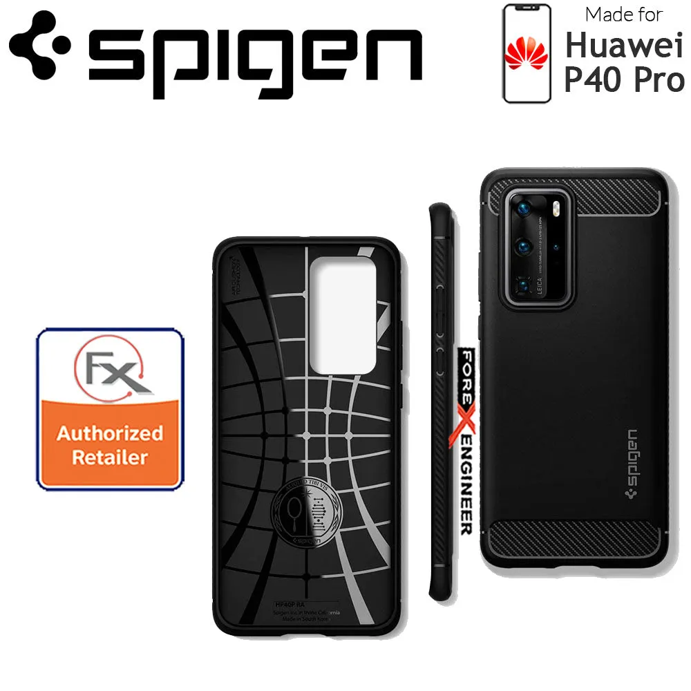 Spigen Rugged Armor for Huawei P40 Pro - Matte Black ( Barcode : 8809685629207 )