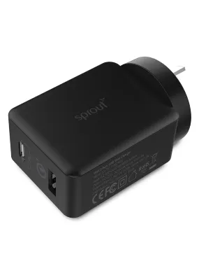 Sprout Dual Port Power Supply QC3.0