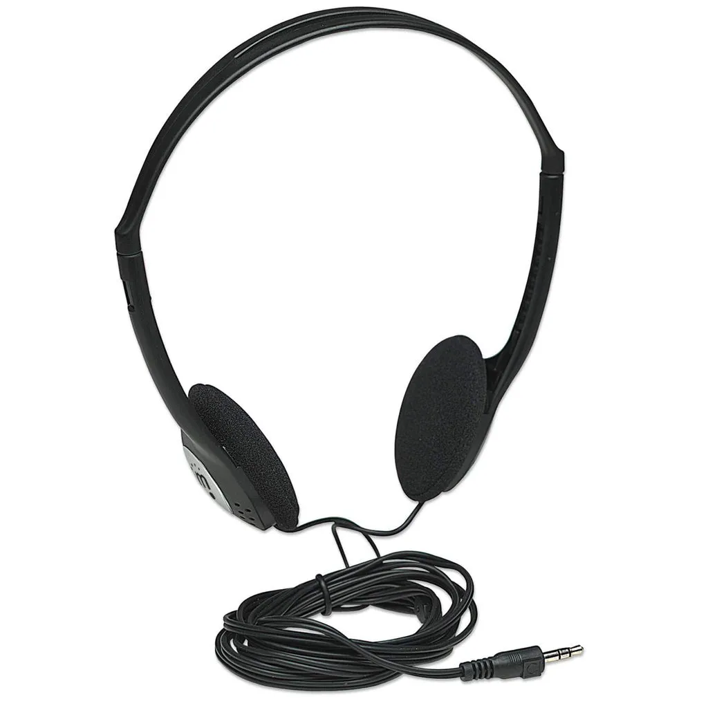 Stereo Headphones, Black